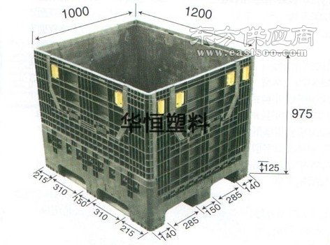 折叠卡板箱直销,福建折叠卡板箱,华恒塑料制品图片